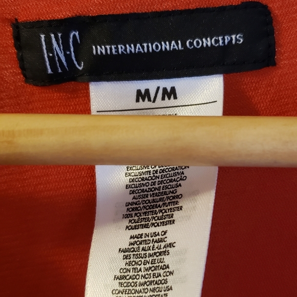 Glittery dressy sleeveless v-neck x-over top. Sz Med - Picture 5 of 5